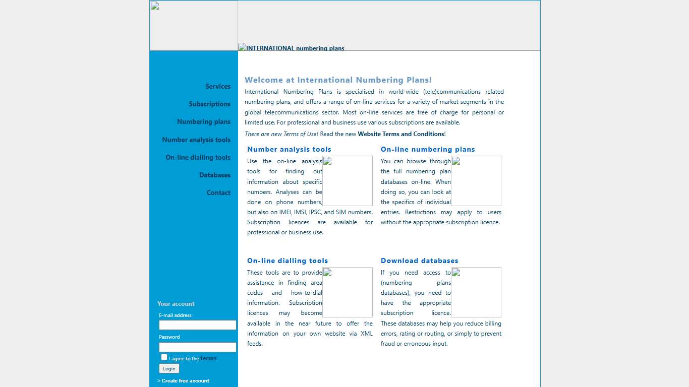 International Numbering Plans, © 2001-2026